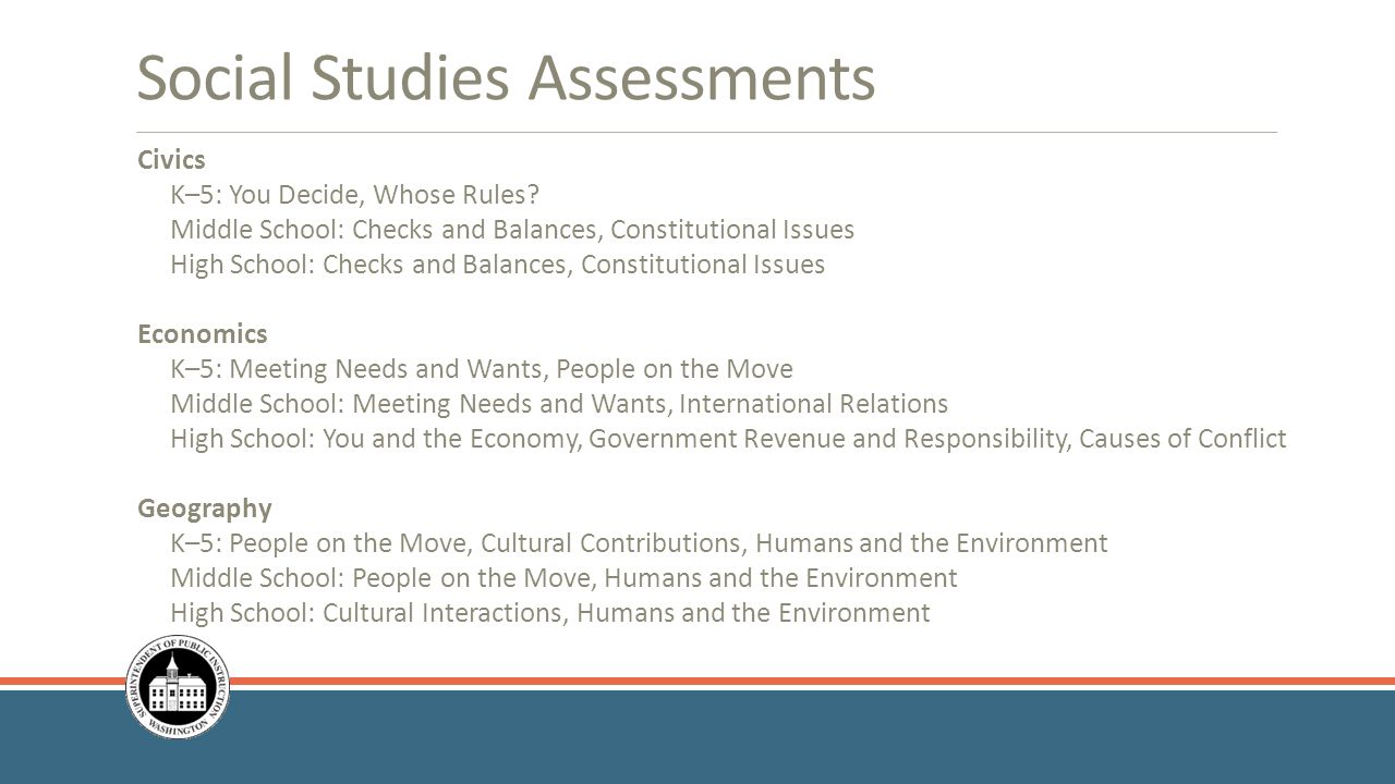 Social Studies Assessments Civics K–5: You Decide, Whose Rules.