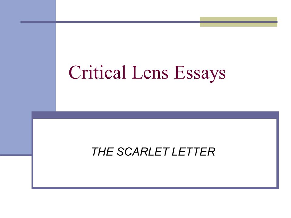 Analysis scarlet letter essay