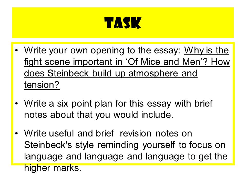 Of Mice And Men Essay