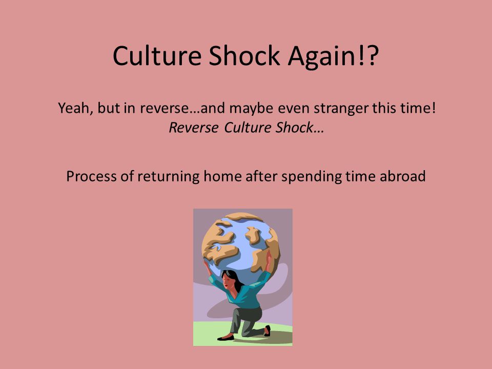 Culture Shock Again!.