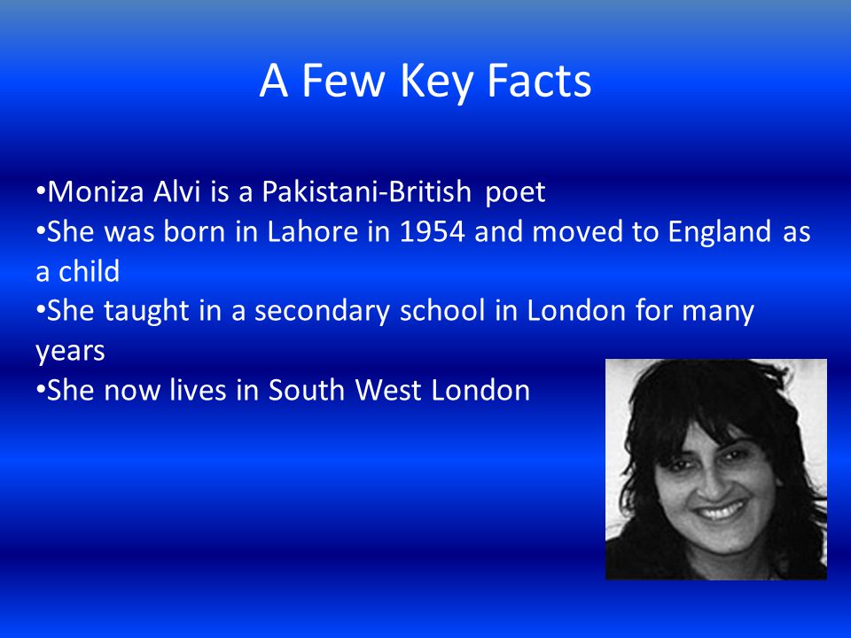 unknown girl moniza alvi essay unknown girl moniza alvi essay