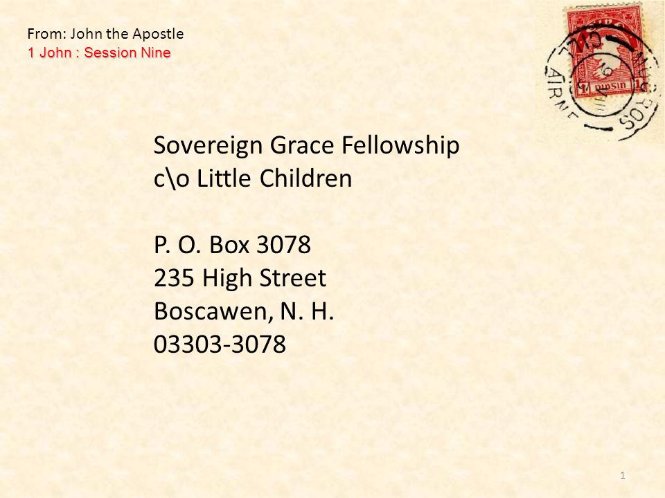 Sovereign Grace Fellowship c\o Little Children P. O.