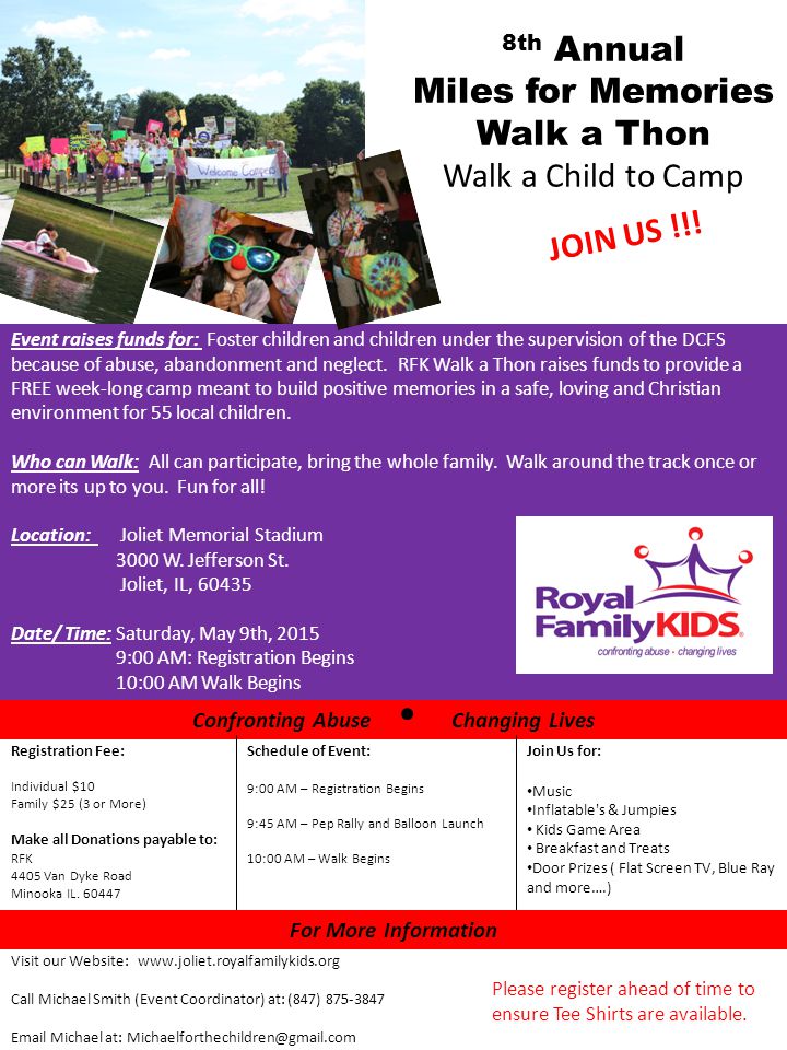 walk a thon themes
