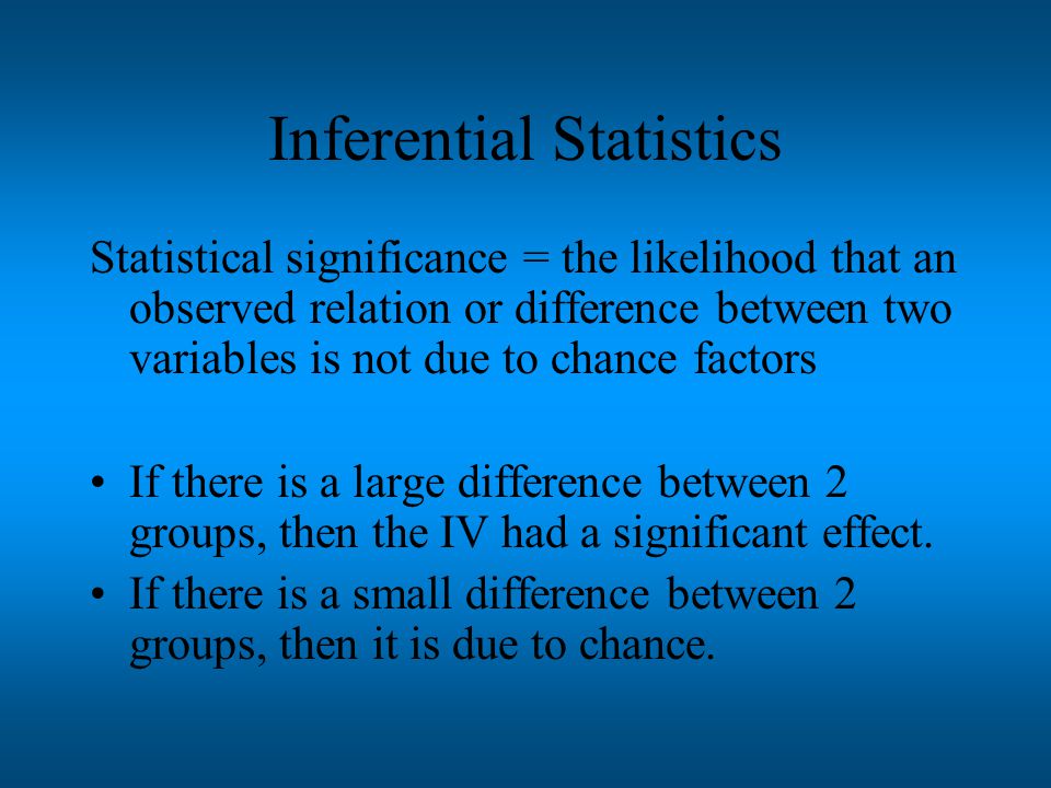 Descriptive Statistics (cont.) (3) Measurement of Relations = used in correlational studies to measure the degree to which two variables are related (scatterplot & correlation coefficient)