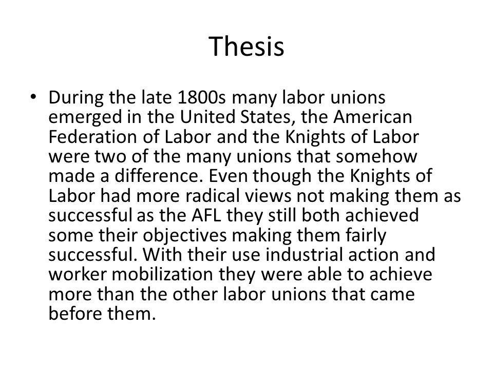 Dbq essay on labor unions