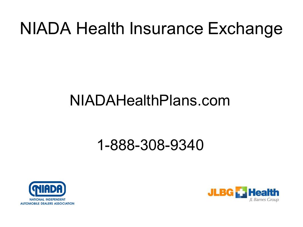 NIADA Health Insurance Exchange NIADAHealthPlans.com