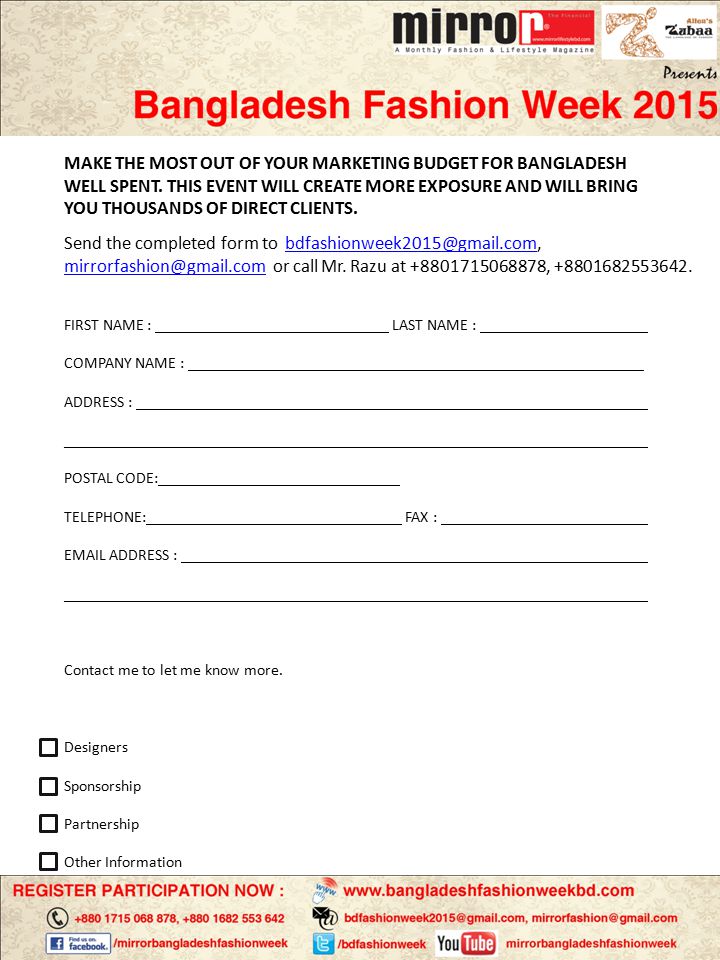 MAKE THE MOST OUT OF YOUR MARKETING BUDGET FOR BANGLADESH WELL SPENT.