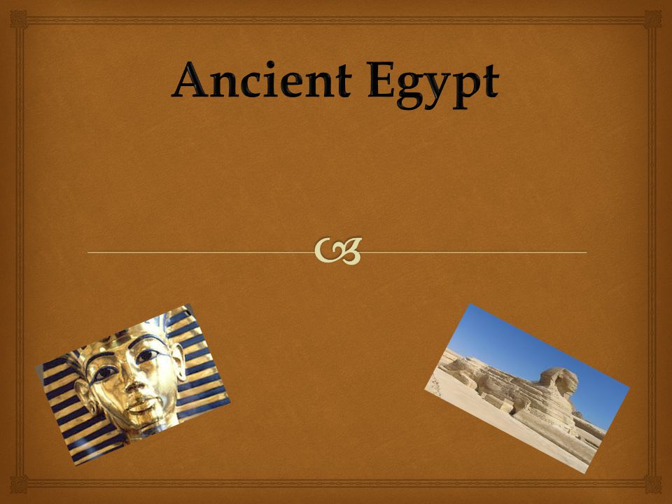 ancient egypt powerpoint