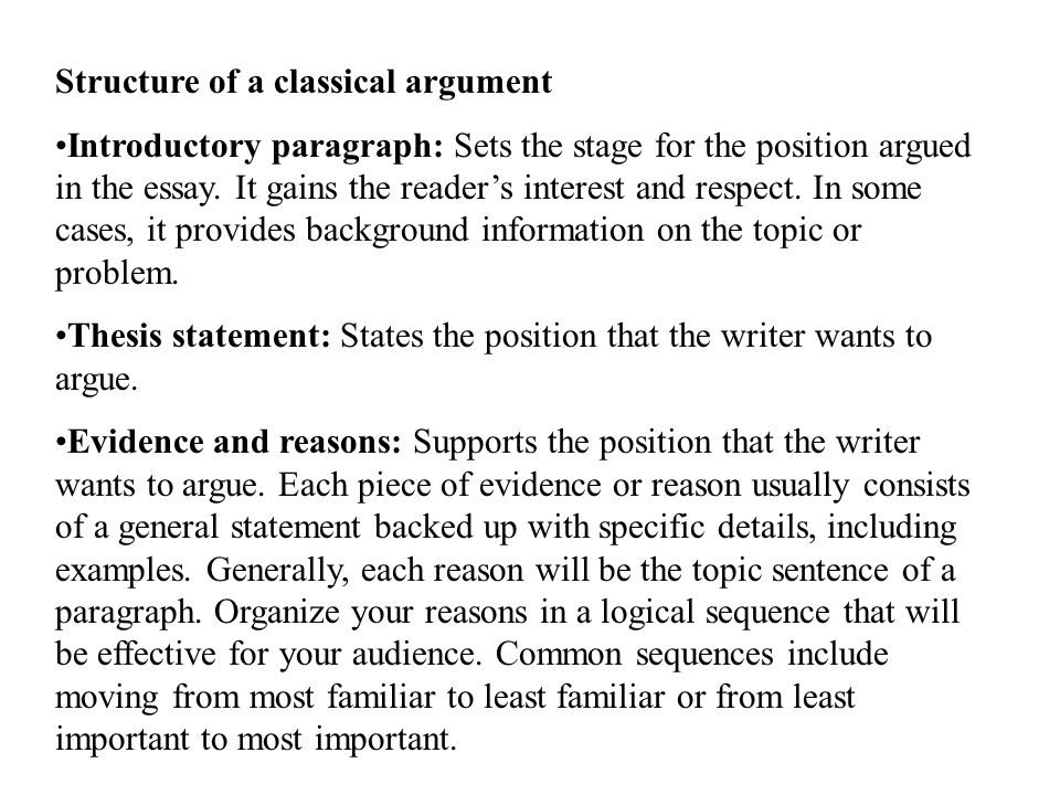 Argument Research Essay Topics