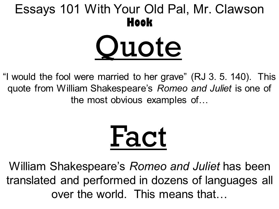 essay for romeo and juliet