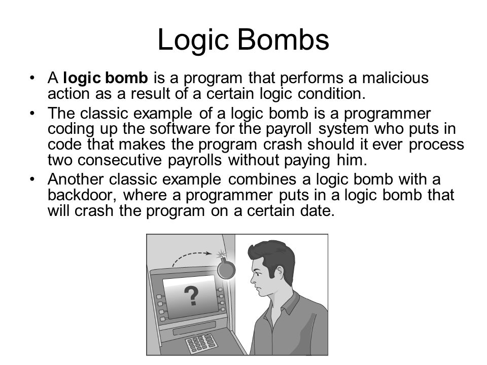 logic bombs essay Should we give iran the why would any country devote millions of dollars and decades of effort to get a few bombs the logic of nuclear deterrence may. logic bombs essay Should we give iran the why would any country devote millions of dollars and decades of effort to get a few bombs the logic of nuclear deterrence may.
