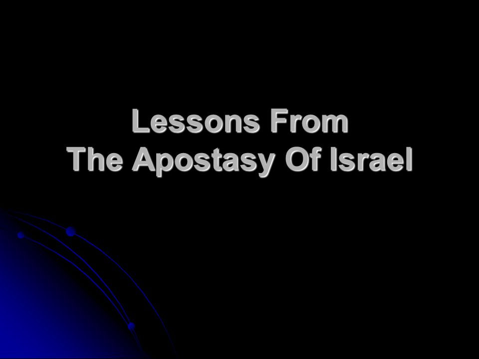 My Apostasy