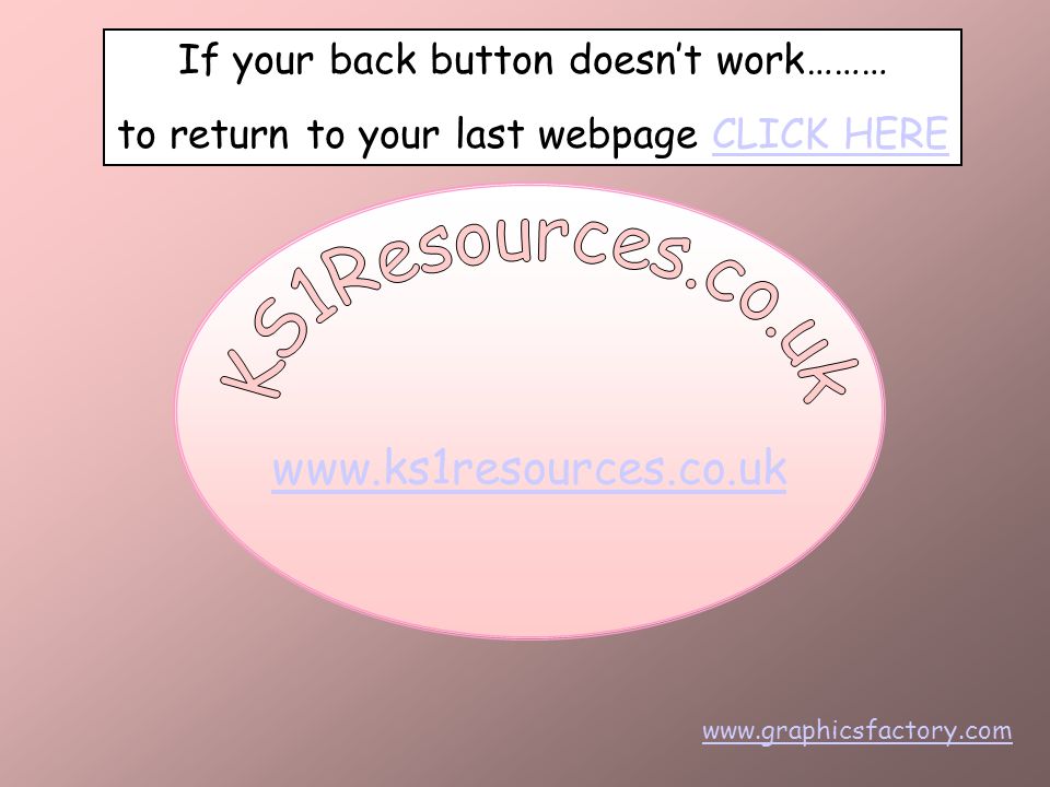 If your back button doesn’t work……… to return to your last webpage CLICK HERECLICK HERE