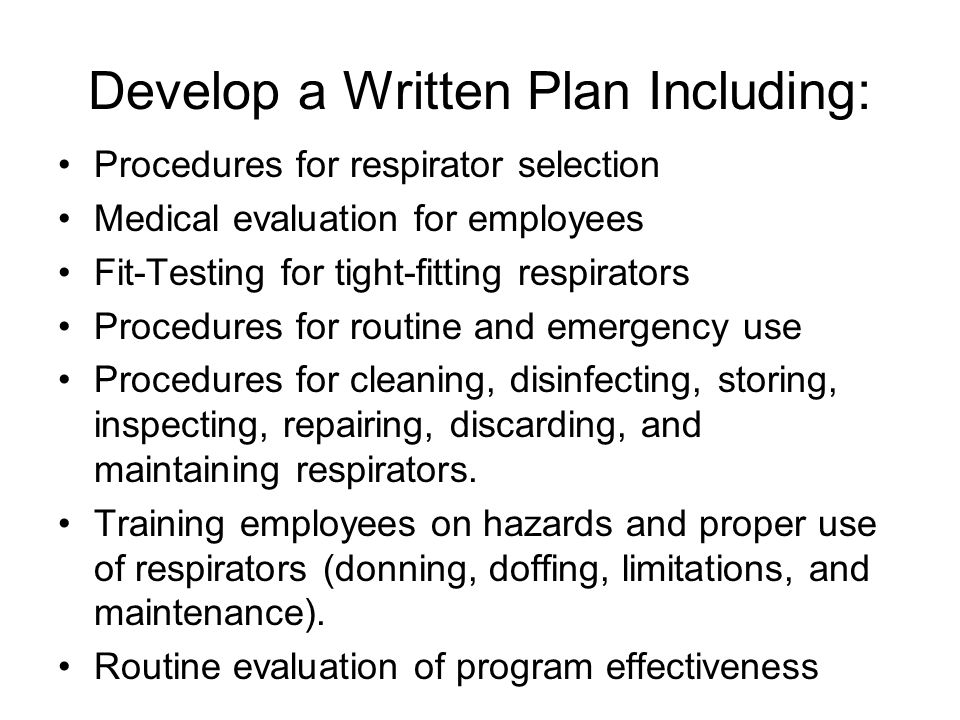 respiratory protection selection Respirator fit-testing after close consideration of all the details pertaining to respirator selection, proper protection will not be provided if the respirator face piece does not fit the wearer properly. respiratory protection selection Respirator fit-testing after close consideration of all the details pertaining to respirator selection, proper protection will not be provided if the respirator face piece does not fit the wearer properly.
