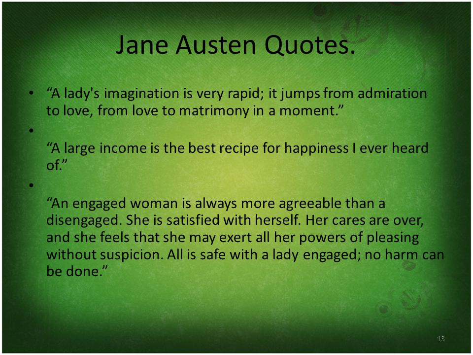 13 Jane Austen Quotes.