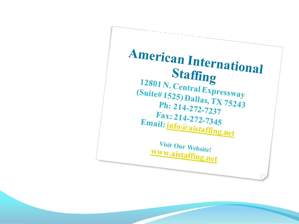 American International Staffing N.