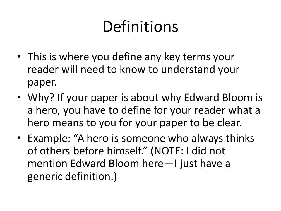 definition of hero essay