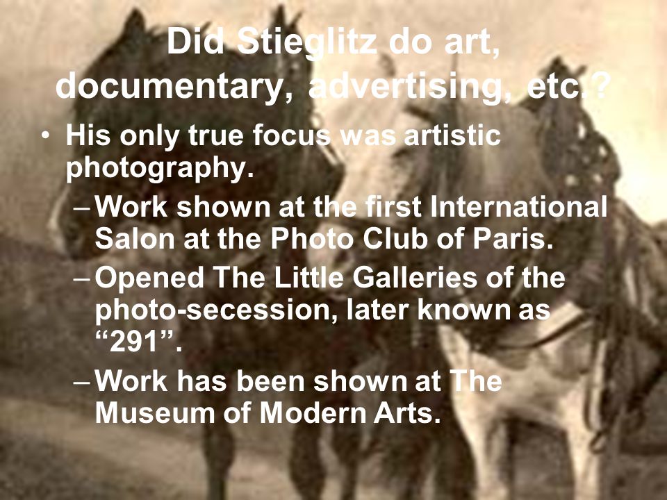 What made Alfred Stieglitz famous. Stieglitz became famous after first photos won competition.