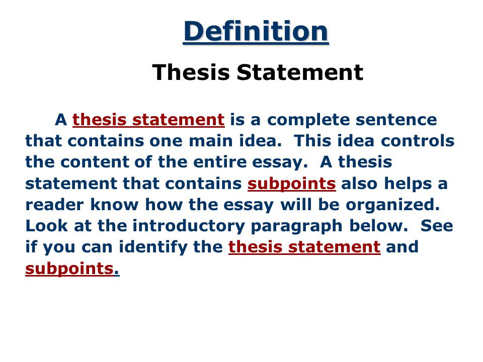 Shaping An Essay