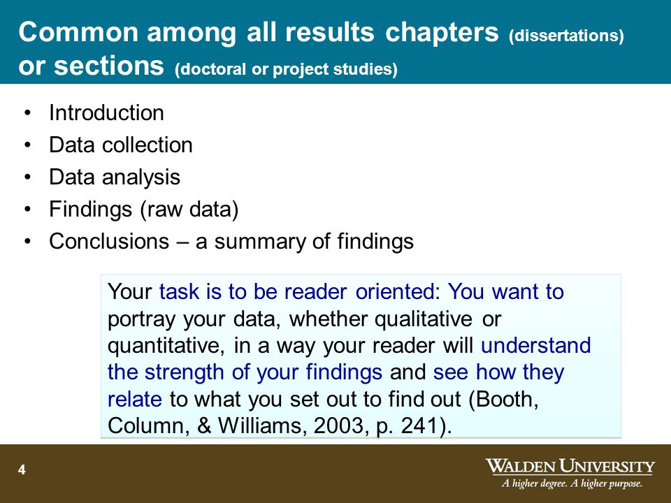Dissertation Analysis And Results