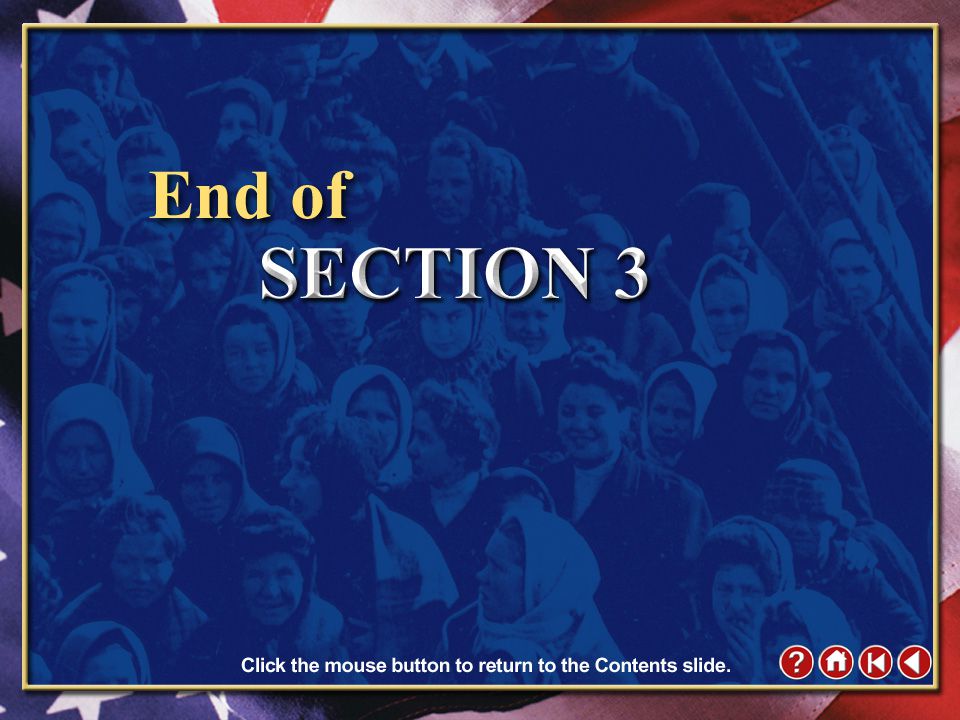 End of Section 3