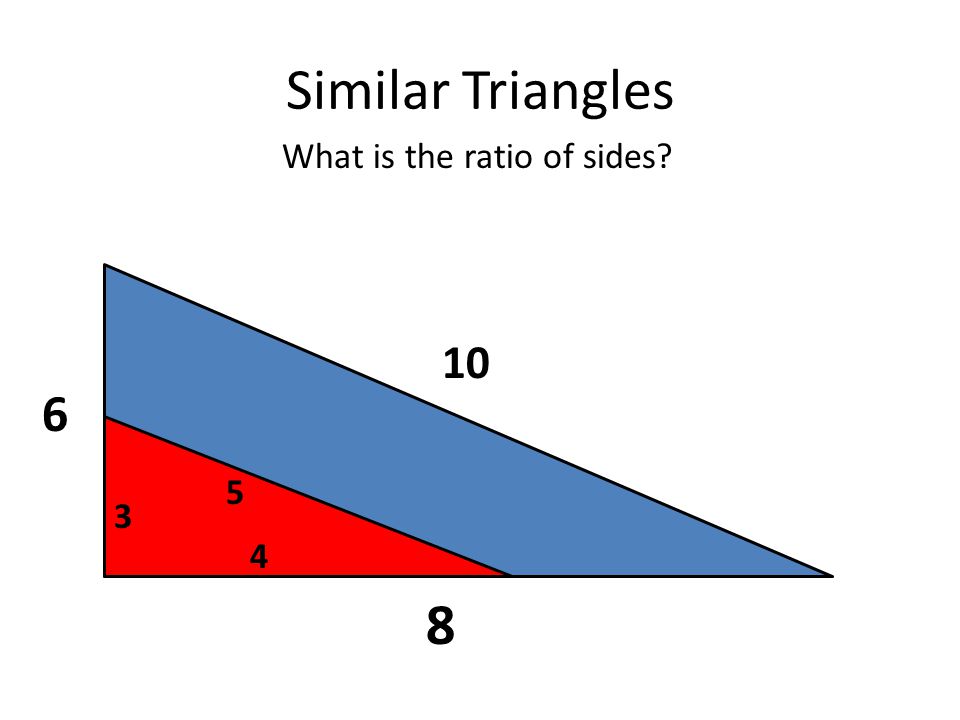 What is the ratio of sides
