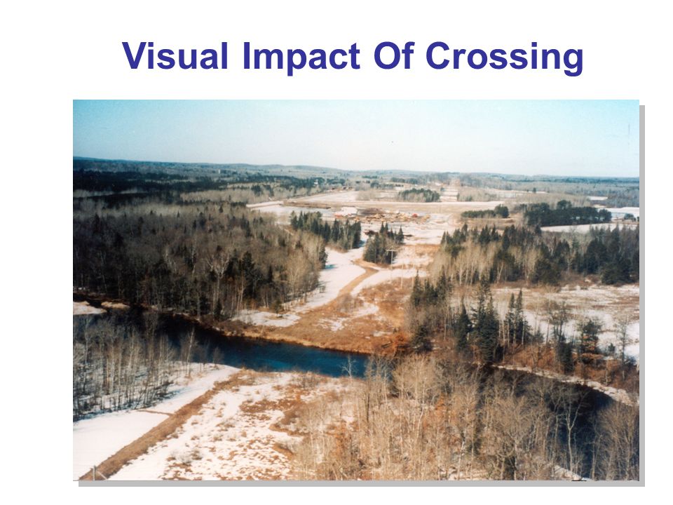 Visual Impact Of Crossing