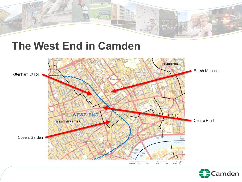 The West End in Camden Centre Point Covent Garden British Museum Tottenham Ct Rd