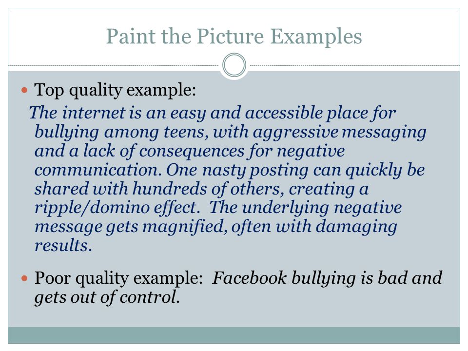 bullying descriptive Descriptive writing lesson objectives: 1 explore ways to make writing descriptive 2 be able to write descriptively a noun is a) an action or doing word. bullying descriptive Descriptive writing lesson objectives: 1 explore ways to make writing descriptive 2 be able to write descriptively a noun is a) an action or doing word.