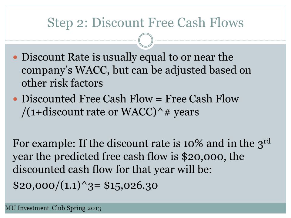 cash flow models