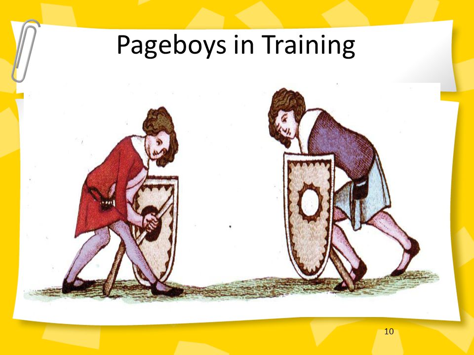 10 Pageboys in Training