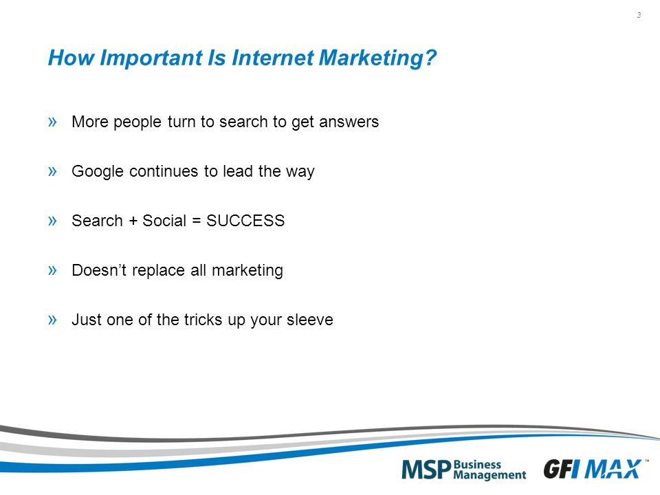 3 How Important Is Internet Marketing.
