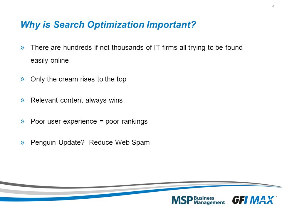 4 Why is Search Optimization Important.