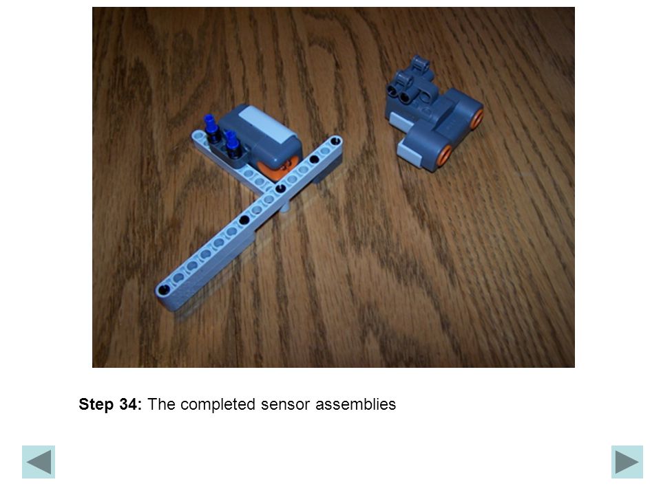 Step 34: The completed sensor assemblies