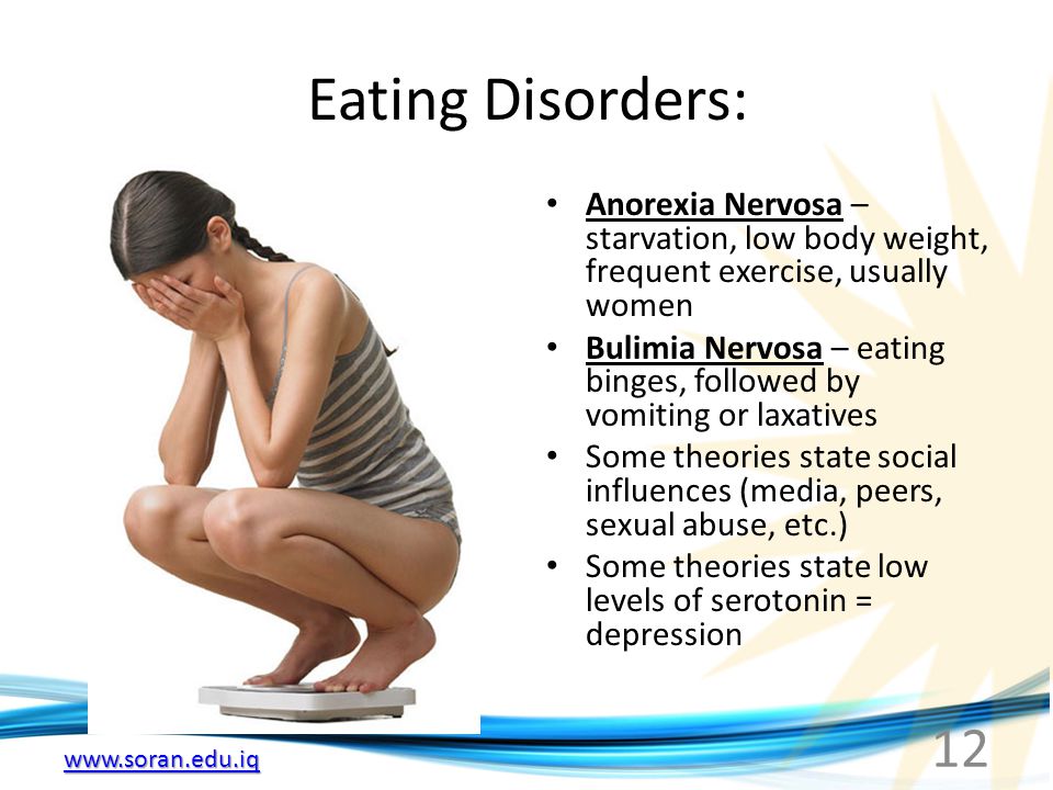 an analysis on the disorder anorexia nervosa and bulimia Anorexia nervosa a restriction of energy intake relative to requirements diagnostic riteria for eating disorders—dsm v other eating & feeding disorders. an analysis on the disorder anorexia nervosa and bulimia Anorexia nervosa a restriction of energy intake relative to requirements diagnostic riteria for eating disorders—dsm v other eating & feeding disorders.