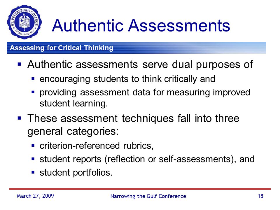 critical thinking assessment tool Searchable website of assessment tools science learning and child outcomes in out-of-school programs. critical thinking assessment tool Searchable website of assessment tools science learning and child outcomes in out-of-school programs.