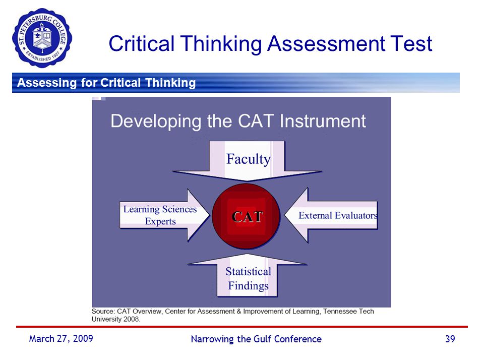testing critical thinking skills testing critical thinking skills