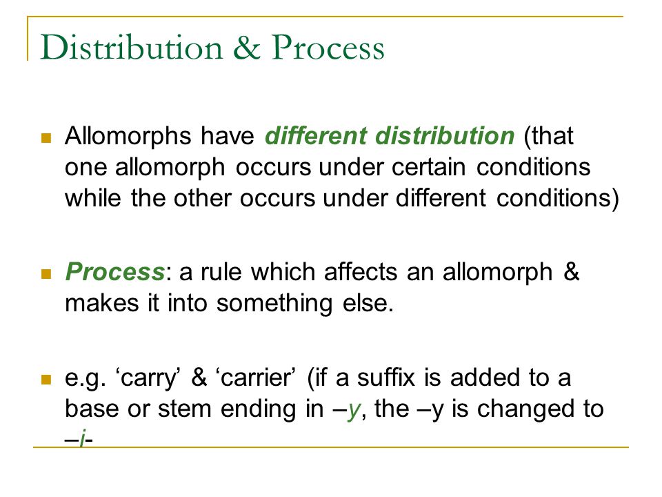 chapter 9 allomorphy books with more than one cover morphology lane allomorph