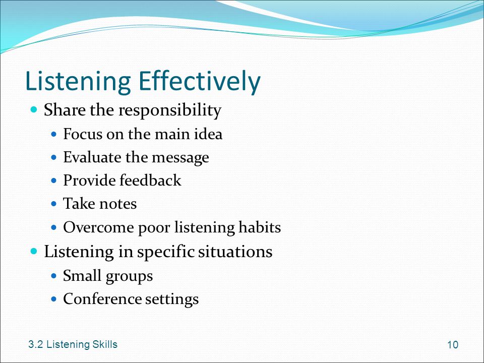 what causes poor listening and how to overcome it Many people don't listen well learn how to recognise and avoid barriers to listening improve your listening skills and communicate more effectively. what causes poor listening and how to overcome it Many people don't listen well learn how to recognise and avoid barriers to listening improve your listening skills and communicate more effectively.
