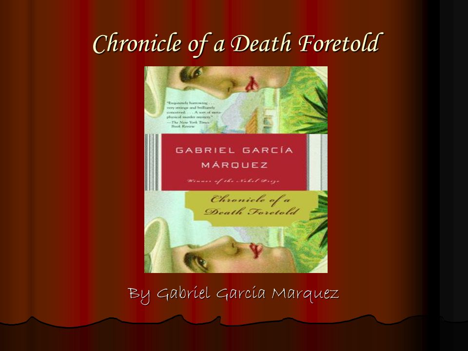 irony chronical of a death foretold irony chronical of a death foretold