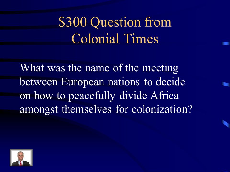 $200 Answer Scramble for Africa