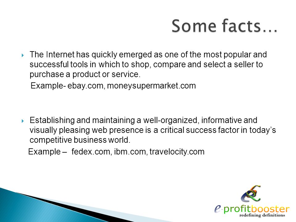  The Internet has quickly emerged as one of the most popular and successful tools in which to shop, compare and select a seller to purchase a product or service.
