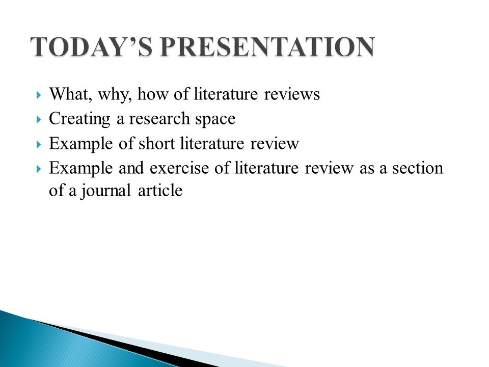 Writing A Good Literature Review For A Dissertation