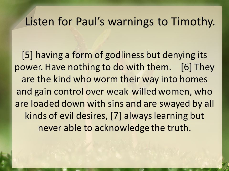 grow september 11 think about it when your children were young a form of godliness