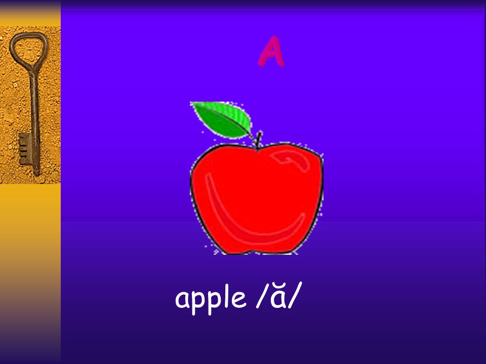 A A apple / ă/