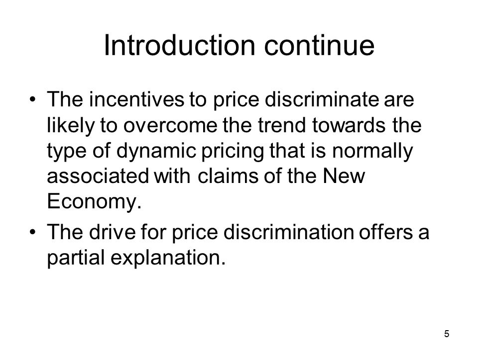 introduction to price discrimination Price discrimination is common: movie theaters charge seniors less money than they charge young adults computer software companies sell to businesses and st. introduction to price discrimination Price discrimination is common: movie theaters charge seniors less money than they charge young adults computer software companies sell to businesses and st.