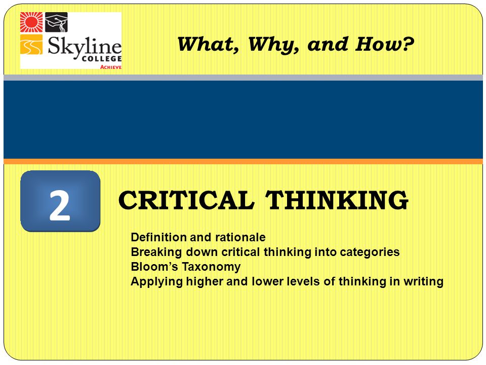 Critical thinking defintion