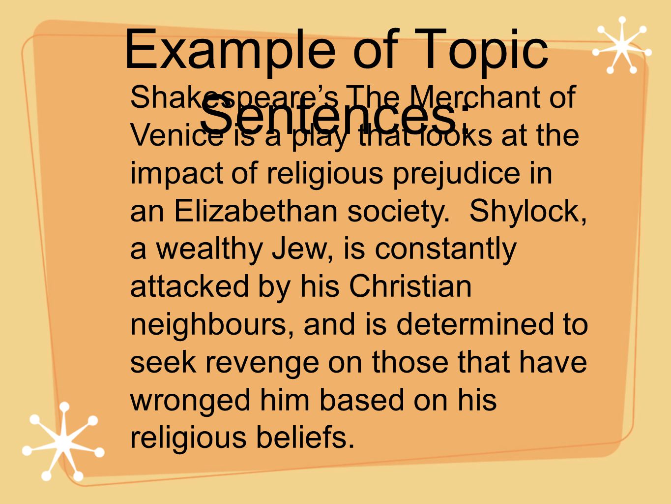thesis statement essay example