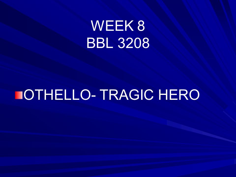 three unities in othello three unities in othello