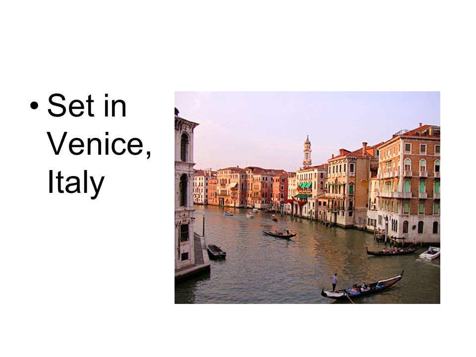 Set in Venice, Italy